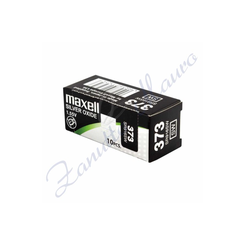 Pila Maxell  373  silver oxide SR916SW Hg 0%