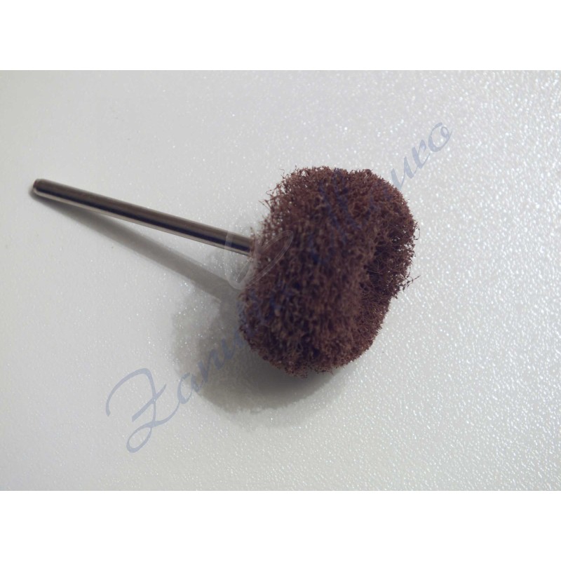 Busta 5 spazzole Scotch brite AVF d 23 con alberino