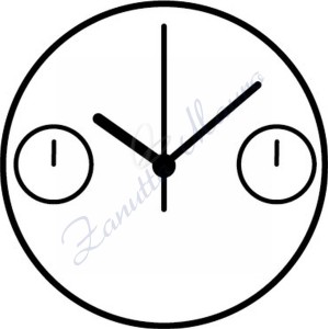 Movimento ISA 9231/1890 quarzo 2 contatori 9 e 3