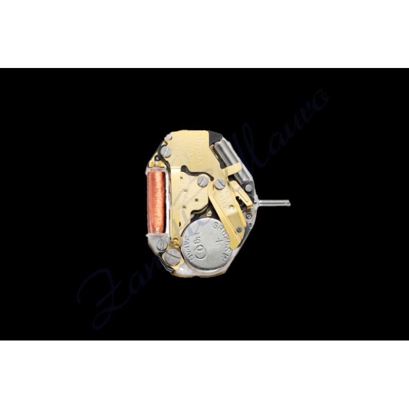 Movimento Miyota Super 2035 dorato 3 sfere senza datario.