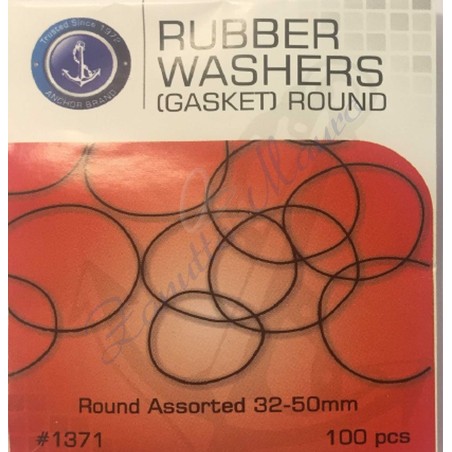 Assortimento 100 guarnizioni fondo cassa fili assorti di diametro 32-50