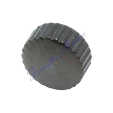 Corona impermeabile in acciaio col. nero 24 (4.50 mm) p.90 t.2.5