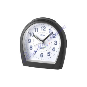 Sveglia Elite mm 80x90 ST4400 nera quadrante con numeri blu Silent