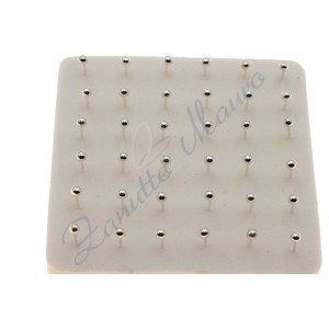Nasino a pallina diametro mm 1,5 in argento 925 36 pezzi