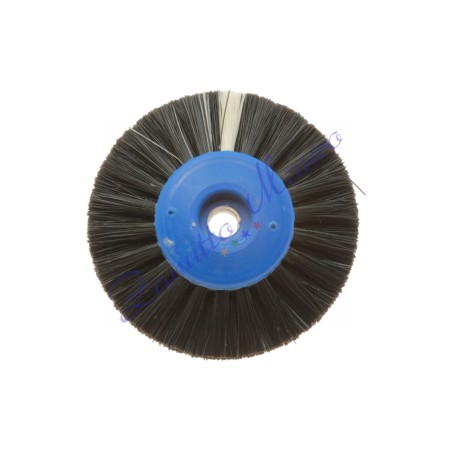 Spazzola circolare con setole nere diametro mm 55 3  ranghi