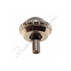 Corona acciaio per Cartier diametro mm 4,5 passo 0,90 cabochon