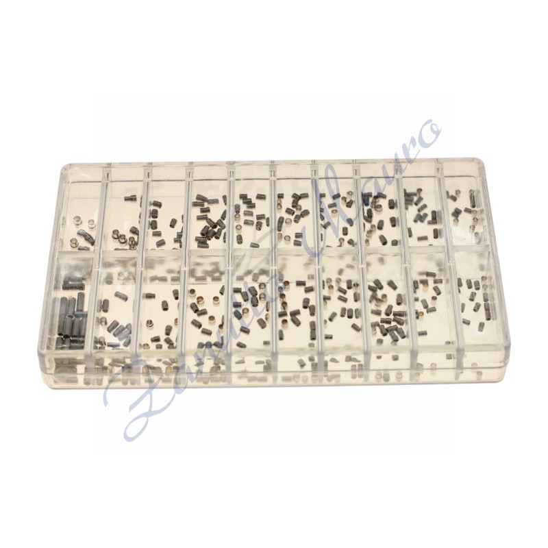 Tubi per corone impermeabili assortimento da 450 pezzi circa