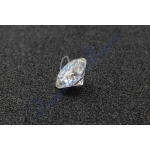 Moissanite con certificato GRA D VVS1 diametro  mm 6,5 peso ct 1,0 circa