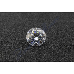 Moissanite con certificato GRA D VVS1 diametro mm 7,50 peso ct 1,5 circa