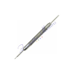 Leva anse in ottone cromato con punte in acciaio. Lunghezza cm 8