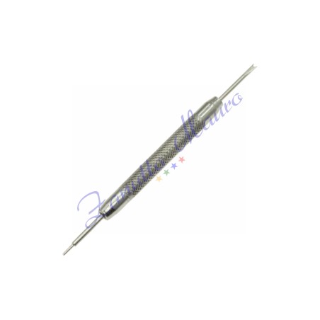 Leva anse in ottone cromato con punte in acciaio. Lunghezza cm 8