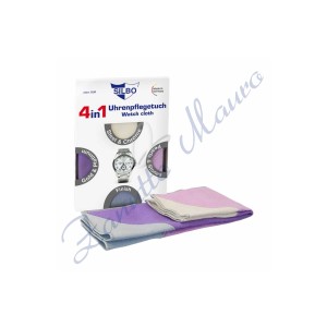 Panno Silbo per orologi 4 in 1, in cotone centimetri 35x35 - 1 pezzo
