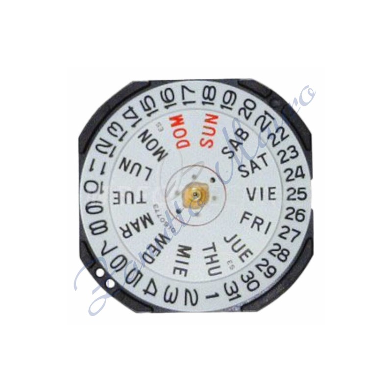 Movimento Seiko 7N43 3 sfere DayDate al 3