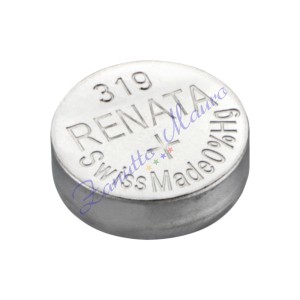 Pila 319 Renata SR527SW all'ossido d'argento