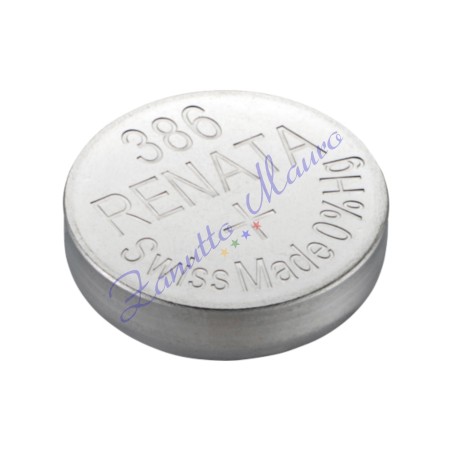 Pila 386 Renata SR43W all'ossido d'argento