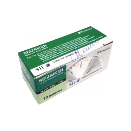 Pila Seizaiken  357  silver oxide SR44W Hg 0%