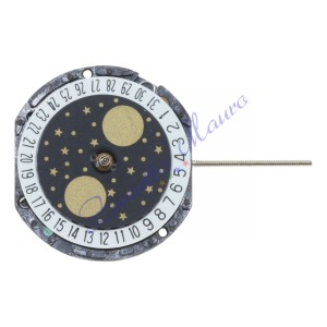 Movimento TMI VX18 3 sfere con datario al 6 e fasi lunari