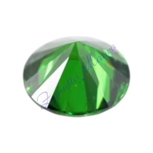 Cubic zirconia 5A rotonda colore verde diametro mm 3,00 pezzi 10