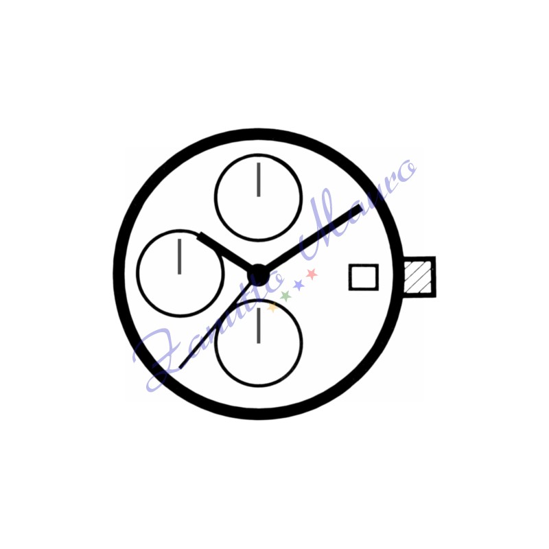 Movimento Seiko 7T92 multifunzione