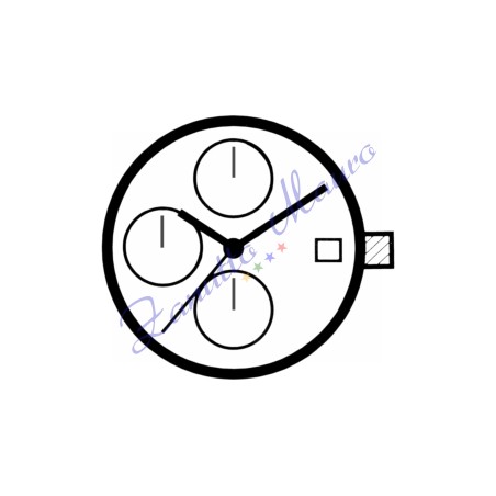 Movimento Seiko 7T92 multifunzione