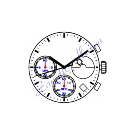 Movimento Sunon PE905 multifunzione data ore 4,30