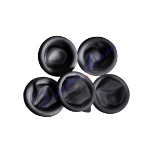 Bergeon 7968-18 ditali antistatici in lattice colore nero taglia M