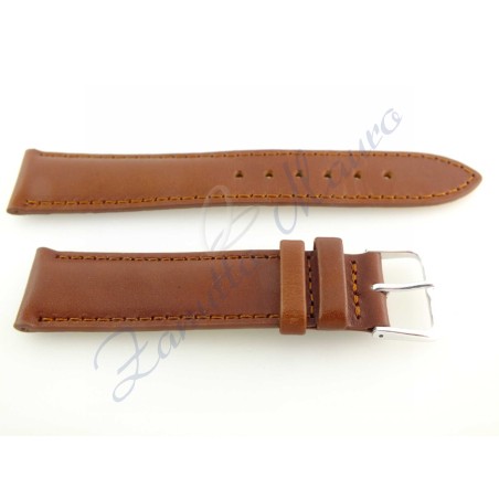 Cinturino Cuoio Classic Marrone ansa 20