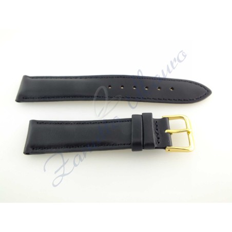 Cinturino Cuoio Classic Nero ansa 20