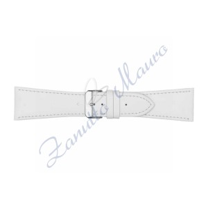 Cinturino 644 in pelle bianco ansa 26x24