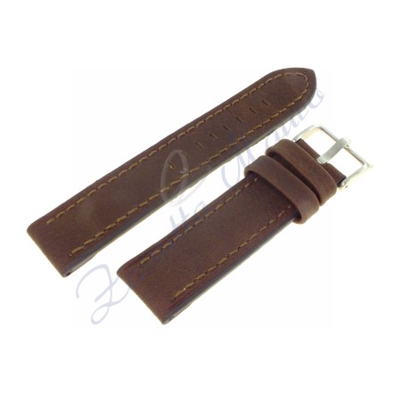 Cinturino in pelle JP049 ansa 20 testa di moro