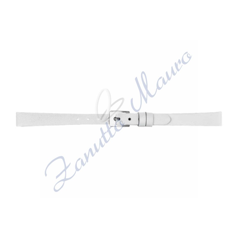 Cinturino 677-6 in cuoio Drake ansa  6 bianco