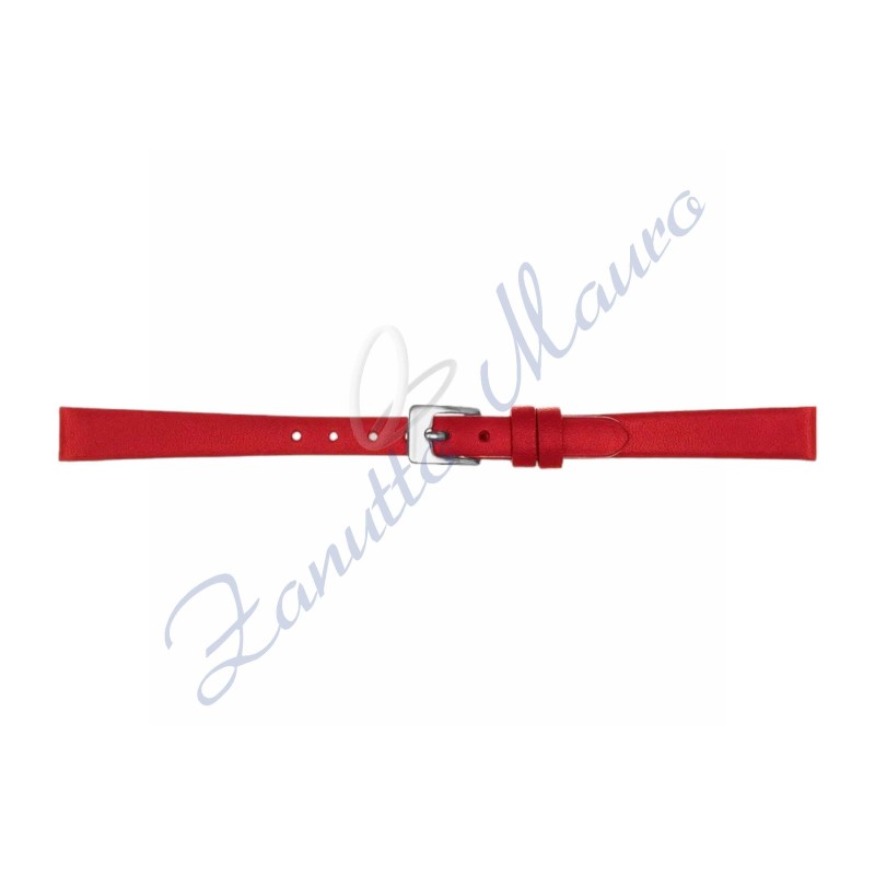 Cinturino 677-6 in cuoio Drake ansa  6 rosso