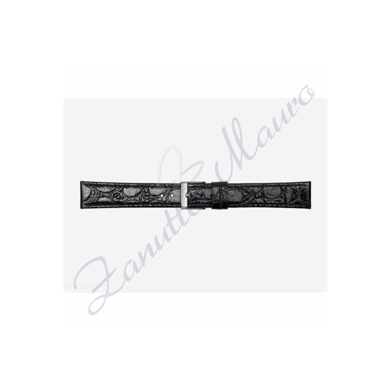 Cinturino 581 stampa malindi piatto ansa mm 18x16 colore nero