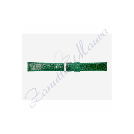 Cinturino 581 stampa malindi piatto ansa mm 16x14 colore verde scuro
