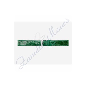 Cinturino 581 stampa malindi piatto ansa mm 20x16 colore verde scuro