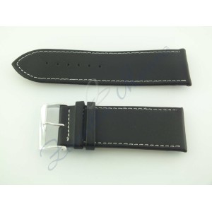 Cinturino pelle piatto JP050 nero ansa 3 0