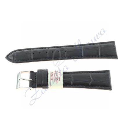 Cinturino Guinea Alligatore calf 469 nero ansa 22x18