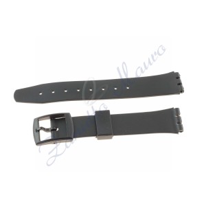Cinturino JC605 per Swatch ansa 17 mm colore nero