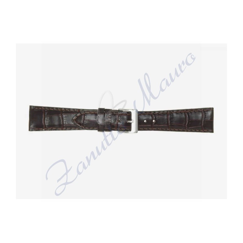 Cinturino stampa cocco 454 ansa  8 colore testa di moro