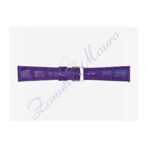 Cinturino stampa cocco 454 ansa 14 colore viola scuro