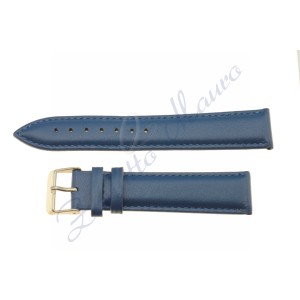 Cinturino vitello 669 ansa 22 colore blu scuro