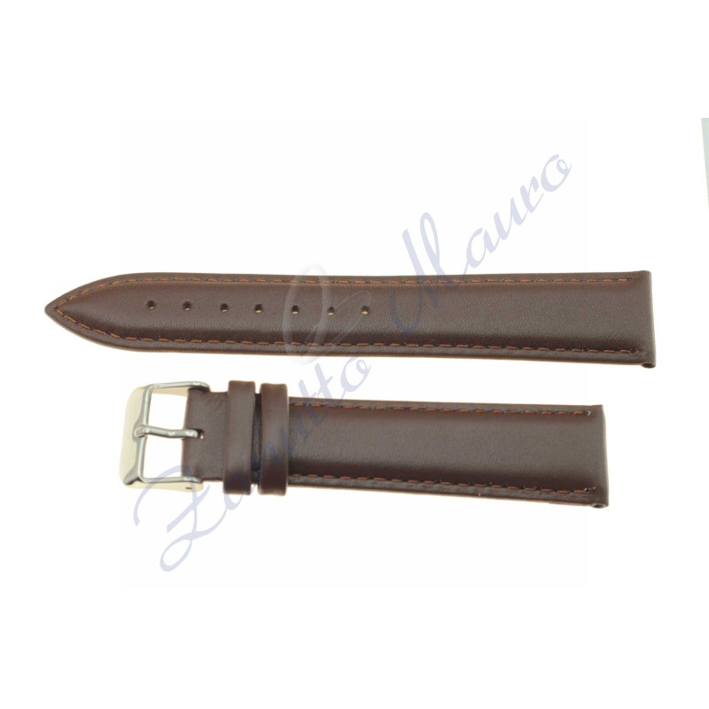 Cinturino vitello 669 ansa 18 colore testa di moro