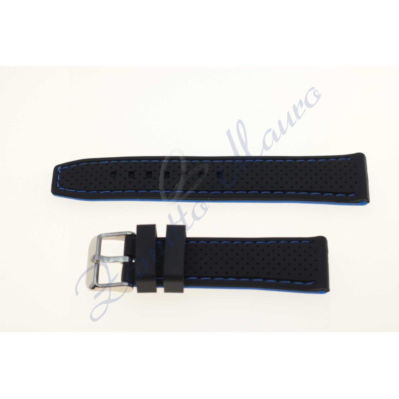 Cinturino in silicone blu J229 ansa mm 24 soft touch