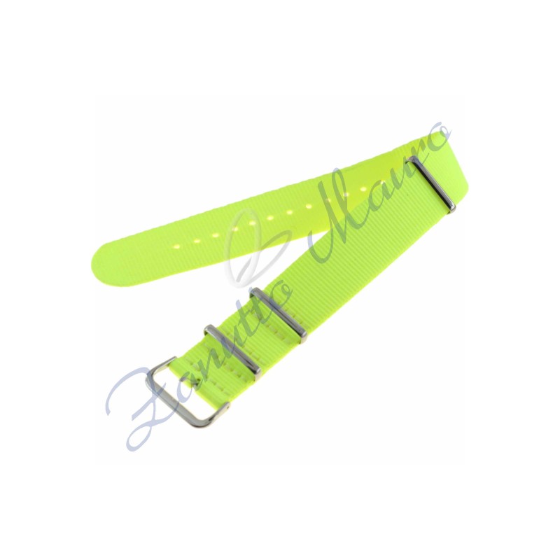 Cinturino NATO Fluo 530  ansa 22 giallo