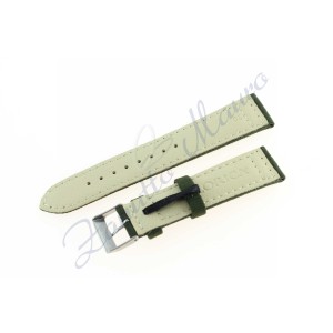 Cinturino 670 in cordura e lorica mm 22 colore verde scuro