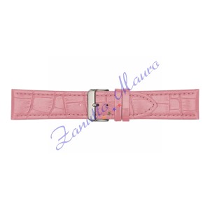 Cinturino 643 in pelle stampa guinea opaco rosa ansa mm 28X26