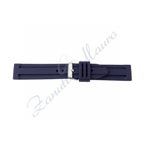 Cinturino 396 in silicone ansa mm 22 colore blu