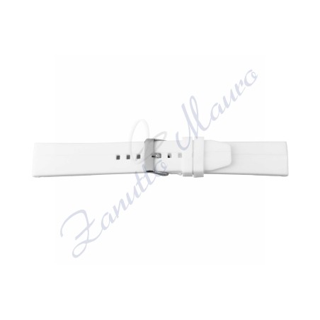 Cinturino 367 in silicone ansa mm 20 colore bianco