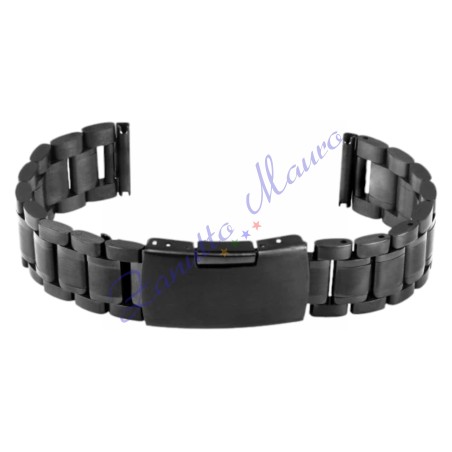 Bracciale GD007 in acciaio solido brunito ansa mm 24