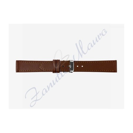 Cinturino 691 in pelle semiribordato 10x8 colore marrone gold